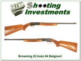 Browning 22 Auto Takedown 64 Belgium Honey Blond! - 1 of 4