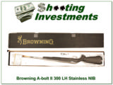 Browning A-bolt II ******
LEFT
HAND
****** 300 Win Stainless NIB! - 1 of 4