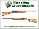 Browning A5 Light 12 72 Belgium Exc Cond 28in VR! - 1 of 4