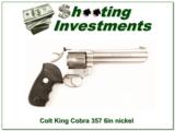 Colt King Cobra 6in Stainless Exc Cond! - 1 of 4