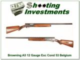 Browning A5 53 Belgium 12 gauge Vent Rib! - 1 of 4