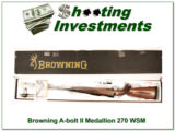 Browning A-bolt II Medallion 270 WSM NIB - 1 of 4