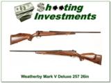 Weatherby Mark V Deluxe 257 Wthy Mag 26in - 1 of 4