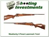 Weatherby Mark V 7mm Wthy 5 panel Lazermark! - 1 of 4