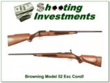 Browning Model 52 22 LR Rimfire Exc Cond! - 1 of 4