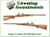 Ruger 77 Red Pad in 220 Swift Liberty Pre-Warning as NEW! - 1 of 4