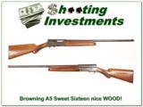 Browning A5 Sweet Sixteen 1955 Belgium XX Wood! - 1 of 4