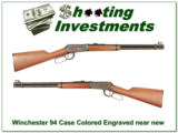  Winchester Model 94 Engraved Case Colored Exc Cond! - 1 of 4