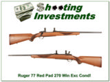  Ruger Model 77 Red Pad 270 Exc Cond! - 1 of 4