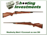  Weatherby Mark V Euromark 300 Exc Cond! - 1 of 4