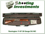 Remington 11-87 20 Gauge Ducks Unlimited NIC! - 1 of 4