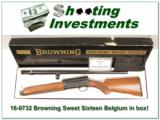 Browning A5 Sweet Sixteen 67 Belgium in Box! - 1 of 4