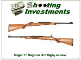 Ruger 77 Safari Magnum 416 Rigby as new! - 1 of 4
