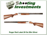 Ruger Red Label 20 Gauge 28in barrels Silver receiver - 1 of 4