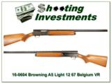 Browning A5 Light 12 67 Belgium Blond Vent Rib - 1 of 4