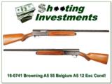Browning A5 12 Gauge 55 Belgium Exc Cond! - 1 of 4
