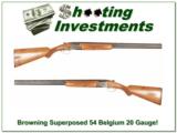 Browning Superposed 20 Gauge 54 Belgium!- 1 of 4