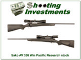 Sako AV 338 Winchester Mag Pacific Research stock!- 1 of 4