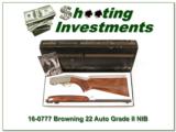 Browning 22 Auto Grade II hand engraved NIB! - 1 of 4