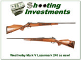 Weatherby Mark V Lazermark 240 as new! - 1 of 4
