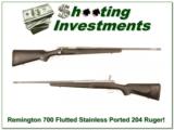 Remington 700 Stainless Fluted 204 Ruger! - 1 of 4