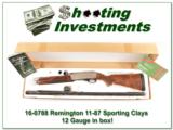 Remington 11-87 1187 Sporting Clays 12 Gauge 30in in box! - 1 of 4
