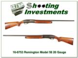 Remington Model 58 20 Gauge Exc Cond! - 1 of 4