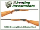 Browning 22 Auto 69 Belgium Blond! - 1 of 4