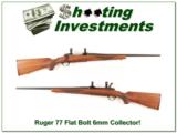 Ruger 77 Flat Bolt Red Pad 6mm Remington! - 1 of 4