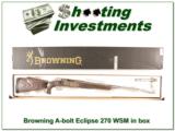 Browning A-bolt Eclipse Stainless Laminated 270 WSM HB - 1 of 4