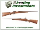 Winchester 70 Featherweight New Haven 300 Win as new! - 1 of 4