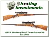 Weatherby Custom Crown 300 as new! - 1 of 4