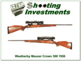  Weatherby Custom Crown Mauser 300 1952 Exc Cond! - 1 of 4