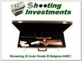  Browning 22 Auto Belgium Grade III Unfired! - 1 of 5