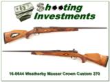 Early Weatherby Soutgate Mark V Crown in 270 Wthy Magnum - 1 of 4