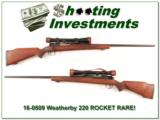 Weatherby RARE 220 Rocket! - 1 of 4