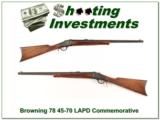 Browning Model 78 45-70 LAPD Commemorative! - 1 of 4