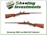 Browning 1885 Low Wall 243 near new! - 1 of 4