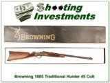  Browning 1885 Traditional Hunter Low Wall 44 Rem Mag in box! - 1 of 4