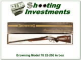  Browning Model 78 22-250 HB in box! - 1 of 4