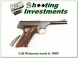  Colt Woodsman 1950 2nd Series 4.5in Coltwood grips extension - 1 of 4