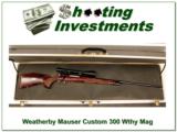  Weatherby 1956 Mauser 300 Wthy Mag Crown 26in Exc Cond! - 1 of 4