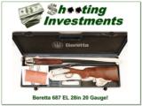  Beretta 687 EL Pigeon 28in 20 gauge XX Wood in case! - 1 of 4