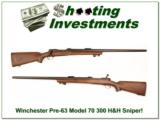  Winchester Model 70 pre-64 Sniper 300 H&H Heavy Barrel! - 1 of 4