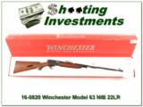 Winchester Model 63 Sporting NIB! - 1 of 4