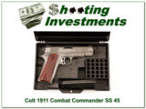 Colt Combat Commander Satinless 45 2 magazines - 1 of 4