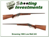 Browning 1885 Low Wall 243 Winchester single shot! - 1 of 4