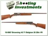 Browning A5 20 Gauge 1970 Belgium Vent Rib - 1 of 4