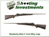 Weatherby Mark V in 7mm Wthy Magnum 26in - 1 of 4