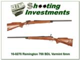 Remington 700 BDL Varmint Special 6mm Rem Exc Cond! - 1 of 4